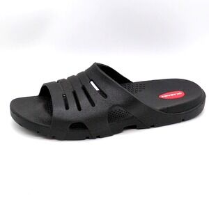 Okabashi Shoes Mens Eurosport Black 11 Waterproof Slide Sandals XXL Beach NEW